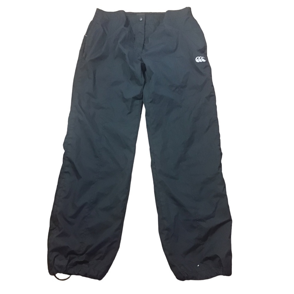 Canterbury of New Zealand Black Nylon Pants Joggers Zip Ankle Women’s 12 Skiwear